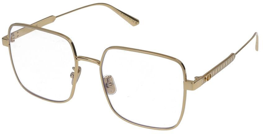 Dior Gold DIORCANNAGEO S1F Textured Eyeglasses Wit