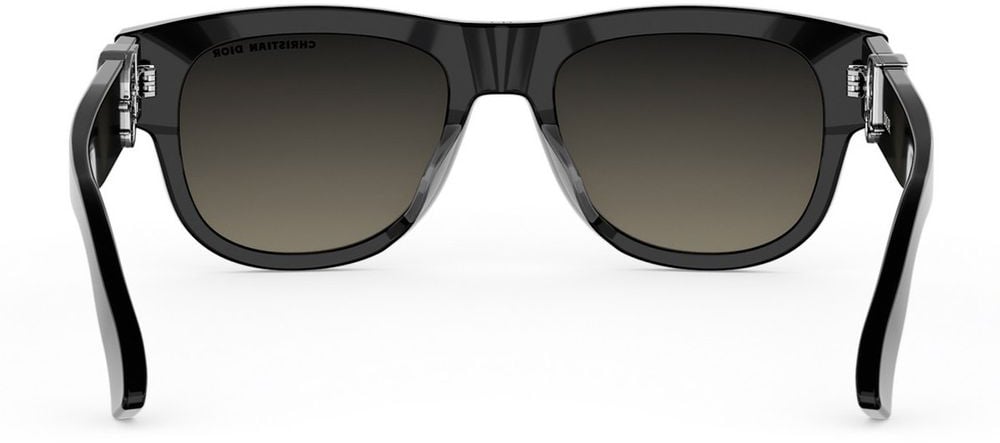Dior Oblique S4I Black Square Glasses Zwart