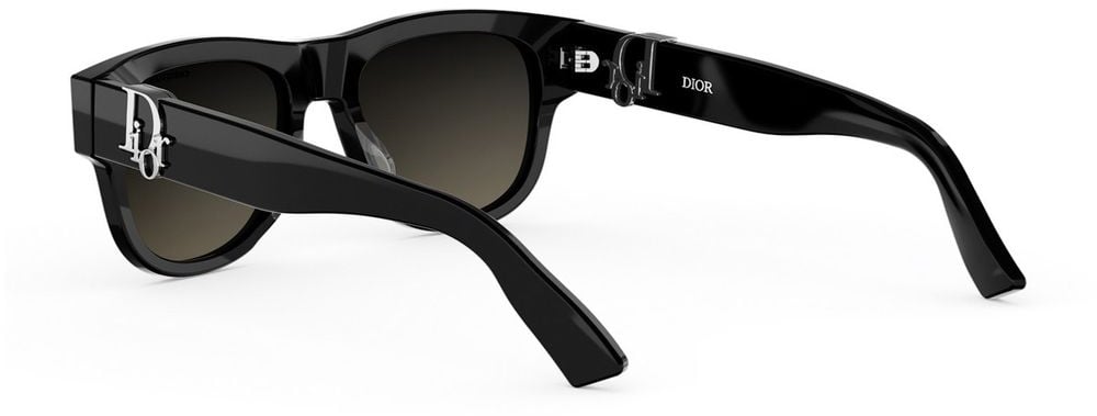 Dior Oblique S4I Black Square Glasses Zwart