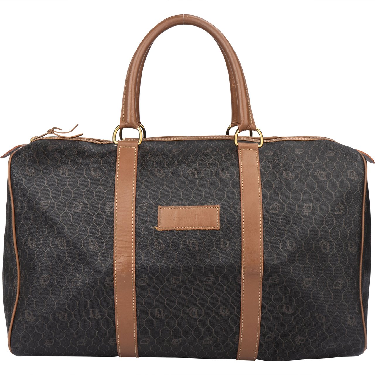 Dior Christian Dior Honeycomb Monogram Duffle Bag 45 Divers