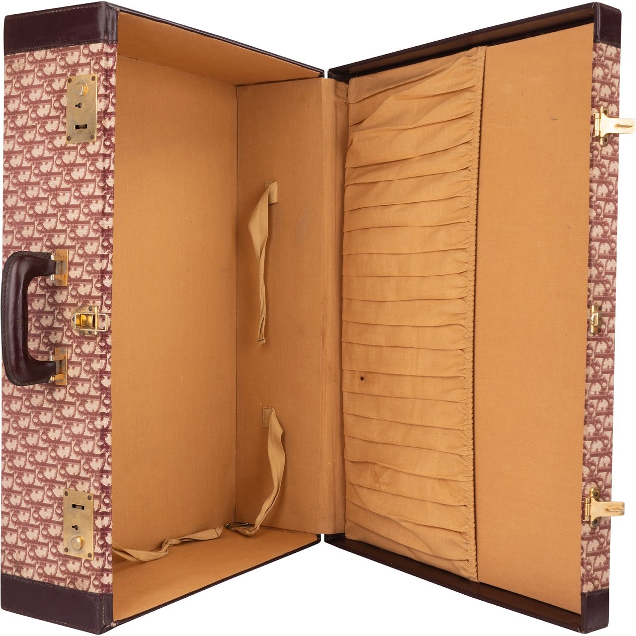 Dior Christian Dior Trotter Monogram Vintage Suitcase Trio Tower Bruin