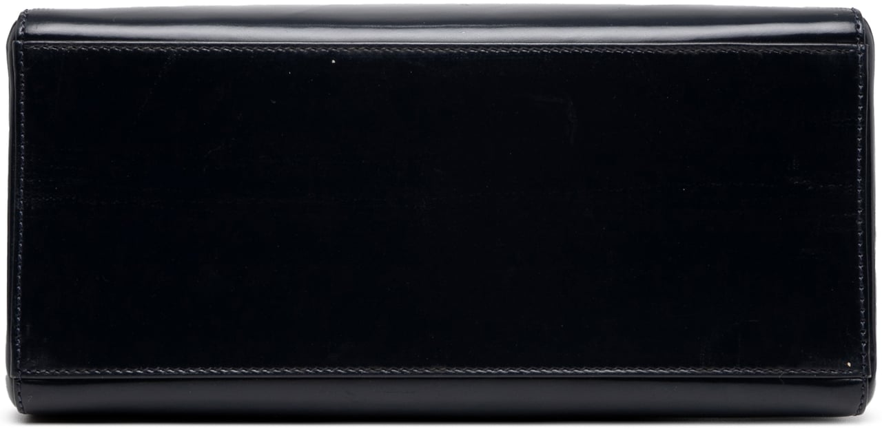 Dior Medium Glazed Calfskin Lady Dior Blauw