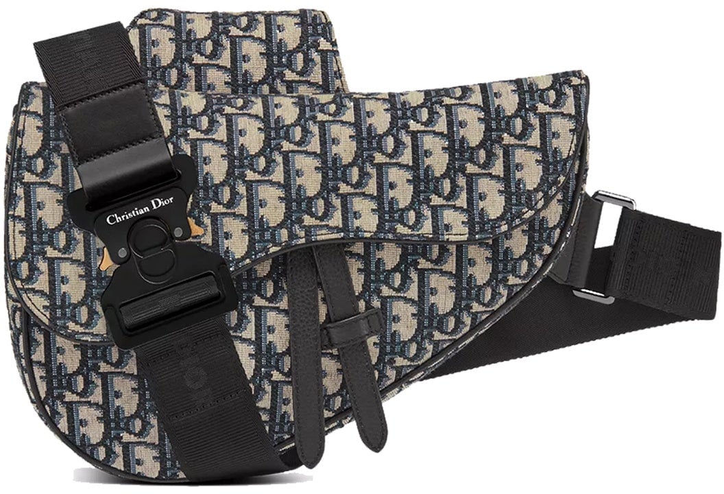 Dior Dior Saddle Oblique Shoulder Bag Beige