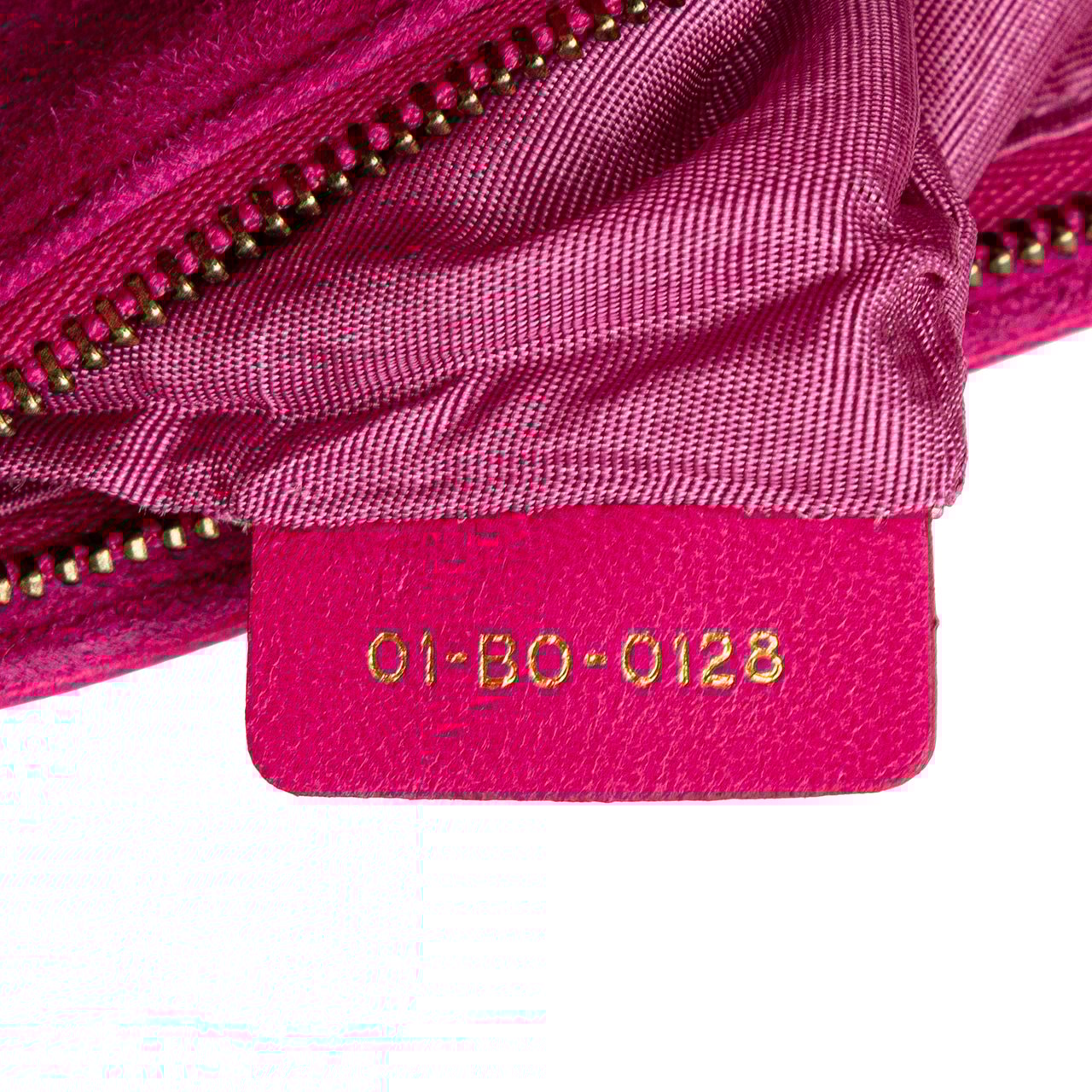 Dior Lambskin Cannage DiorAddict Wallet on Chain Roze