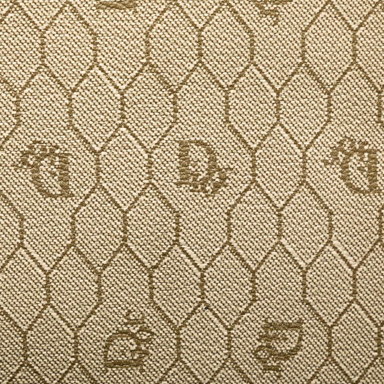 Dior Honeycomb Coated Canvas Chain Shoulder Bag Bruin