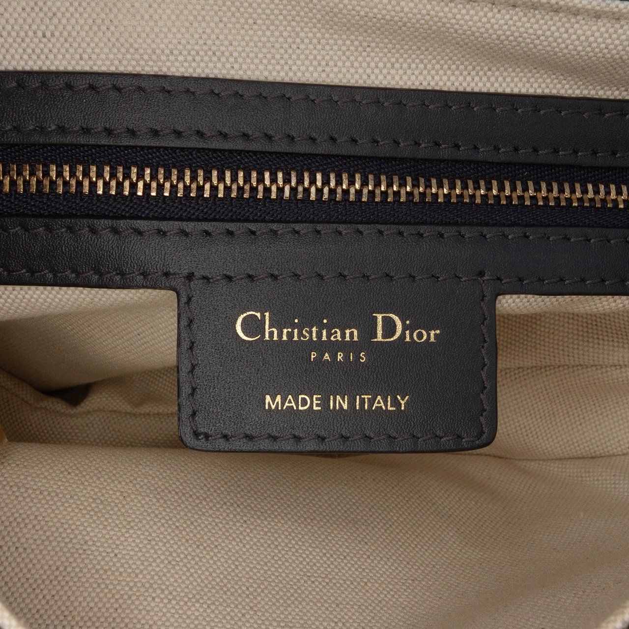 Dior Oblique Canvas Saddle Bag Blauw