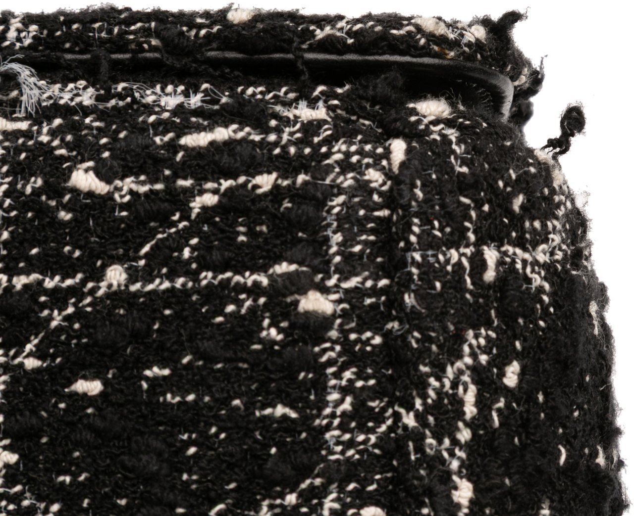 Dior Small Tweed Macrocannage Caro Bag Zwart