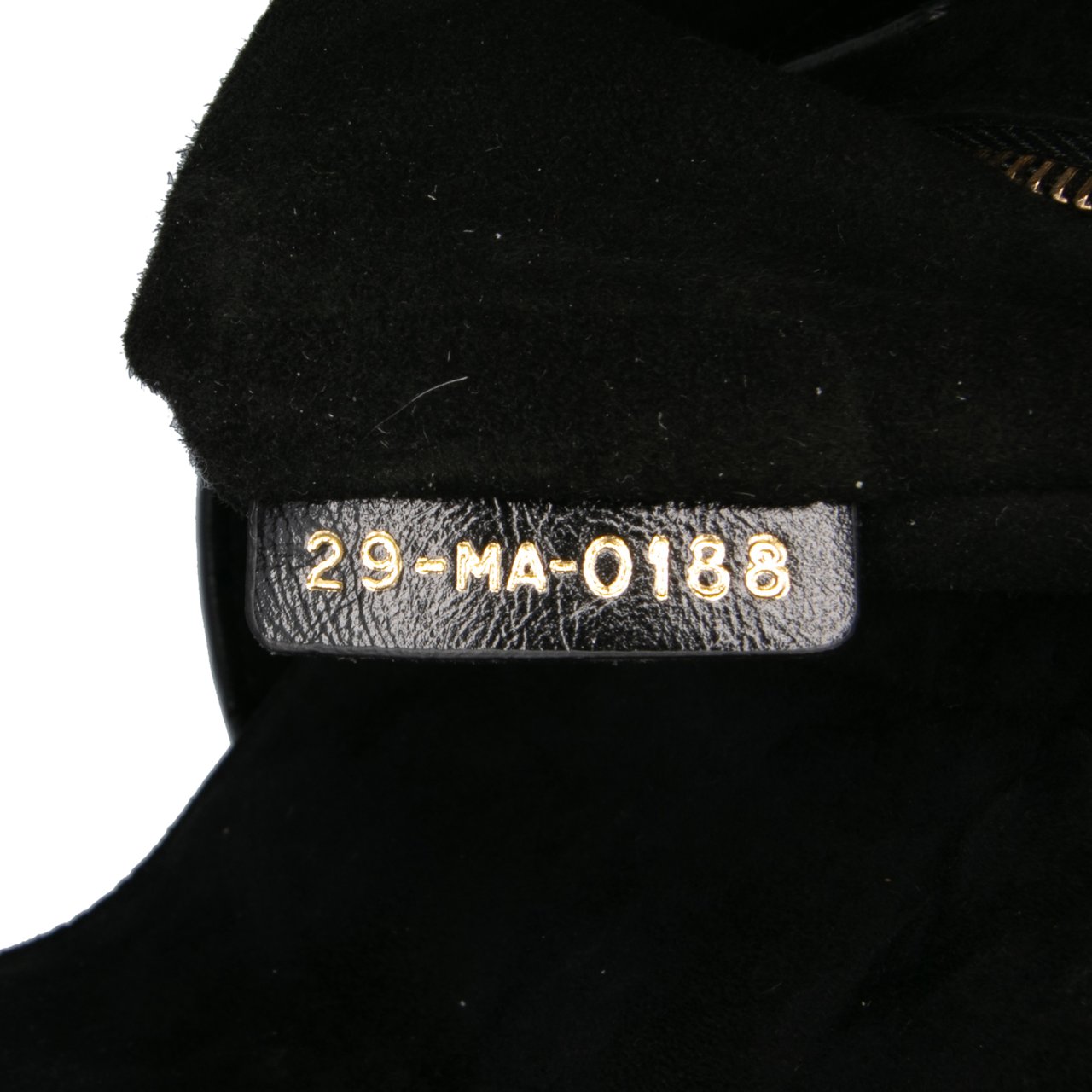 Dior Small Crinkled Patent Cannage My ABCDior Lady Dior Zwart