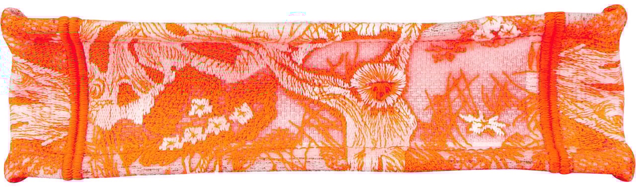 Dior Christian Dior Orange Multicolor Oblique Micro Book Tote Handbag Divers