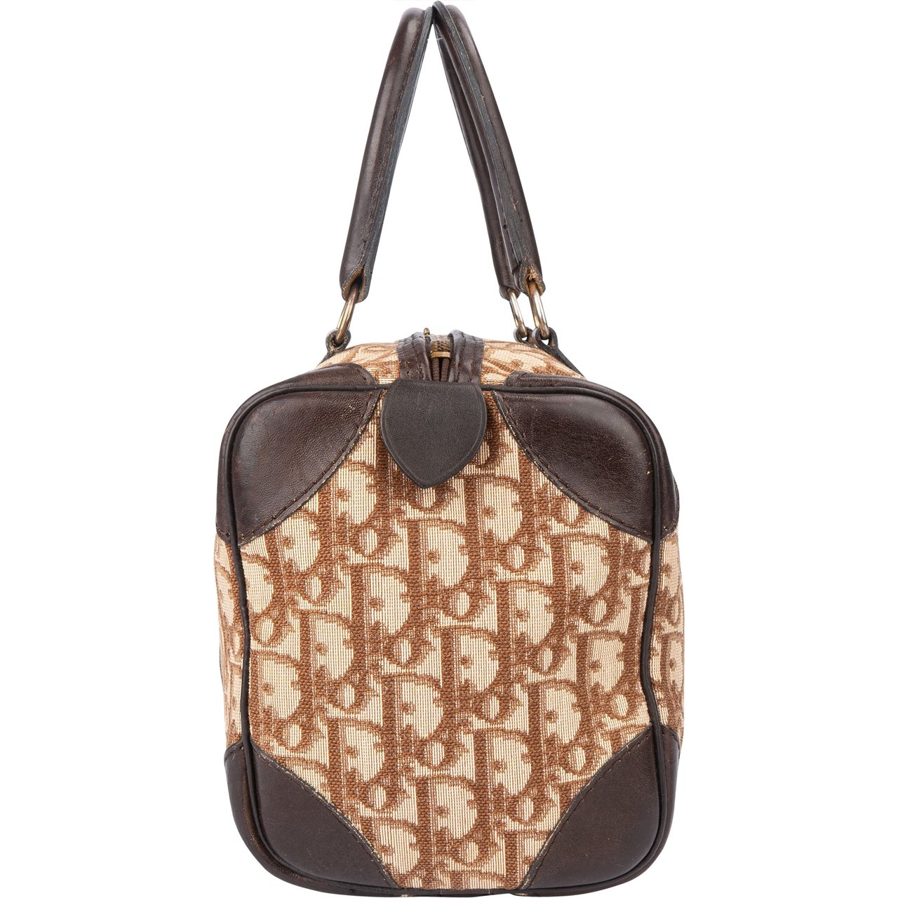 Dior Christian Dior Trotter Monogram Boston 25 Handbag Divers
