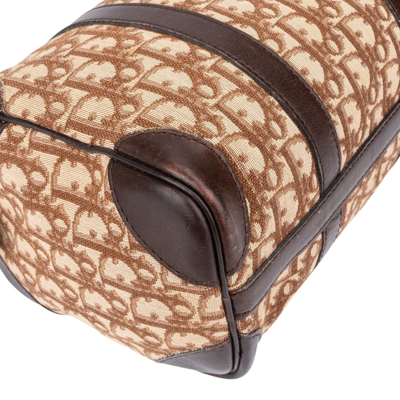Dior Christian Dior Trotter Monogram Boston 25 Handbag Divers