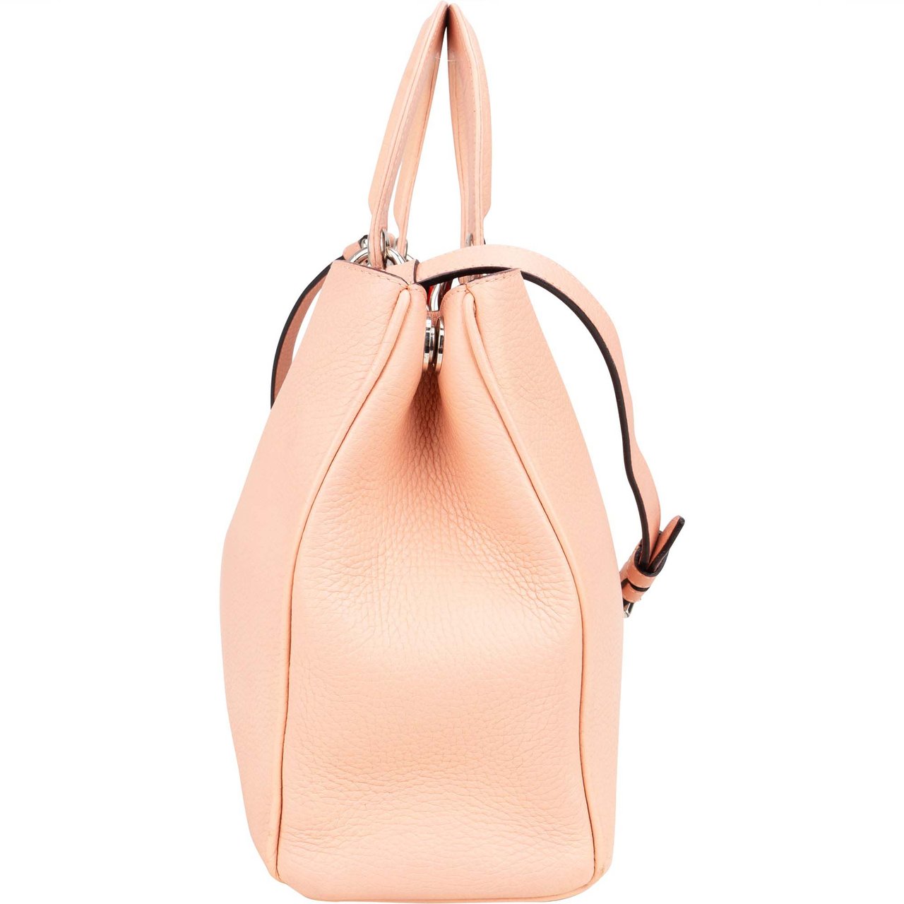 Dior Christian Dior Pink Leather Diorissimo Handbag Roze