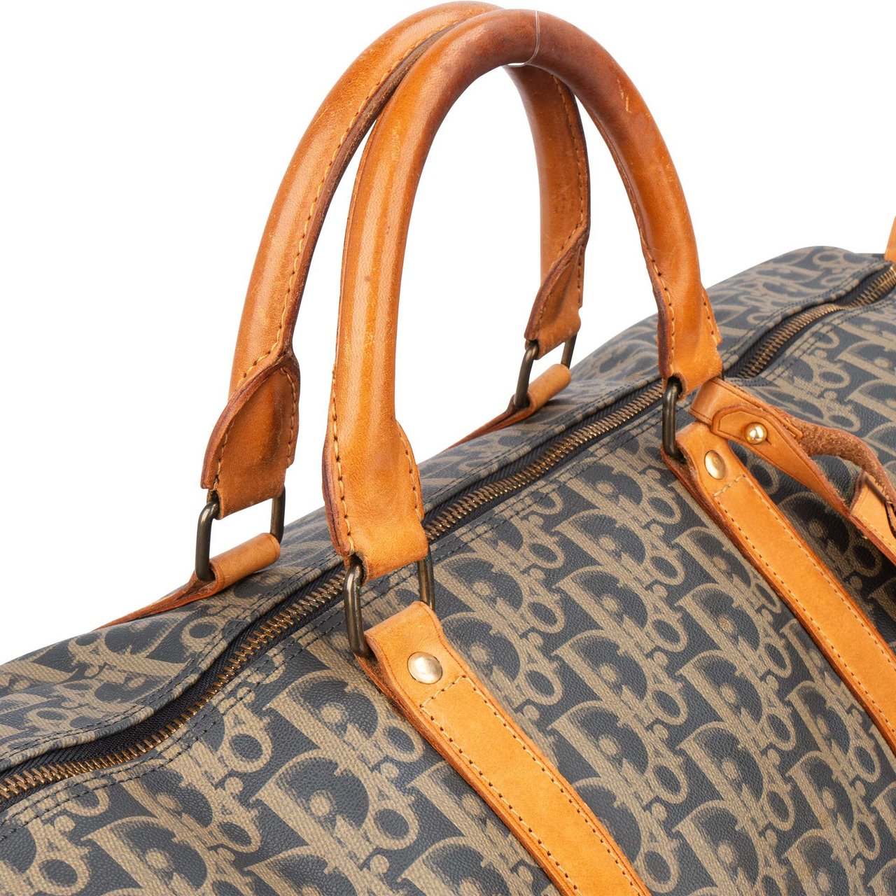 Dior Christian Dior Rare Trotter Monogram Boston 55 Duffle Bag Divers