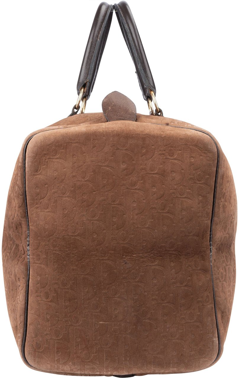 Dior Christoan Dior Leather Monogram Boston 40 Duffle Bag Divers