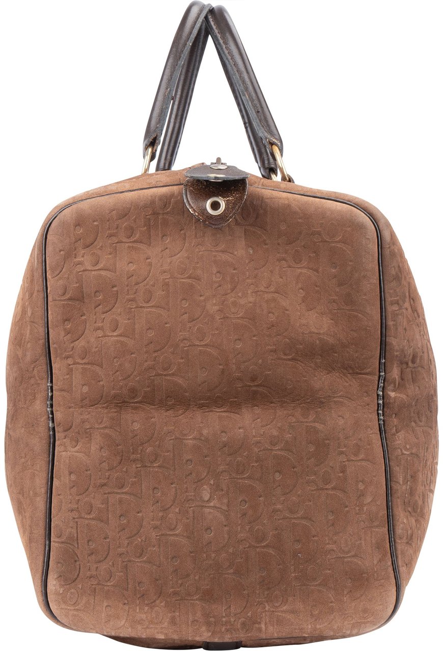 Dior Christoan Dior Leather Monogram Boston 40 Duffle Bag Divers