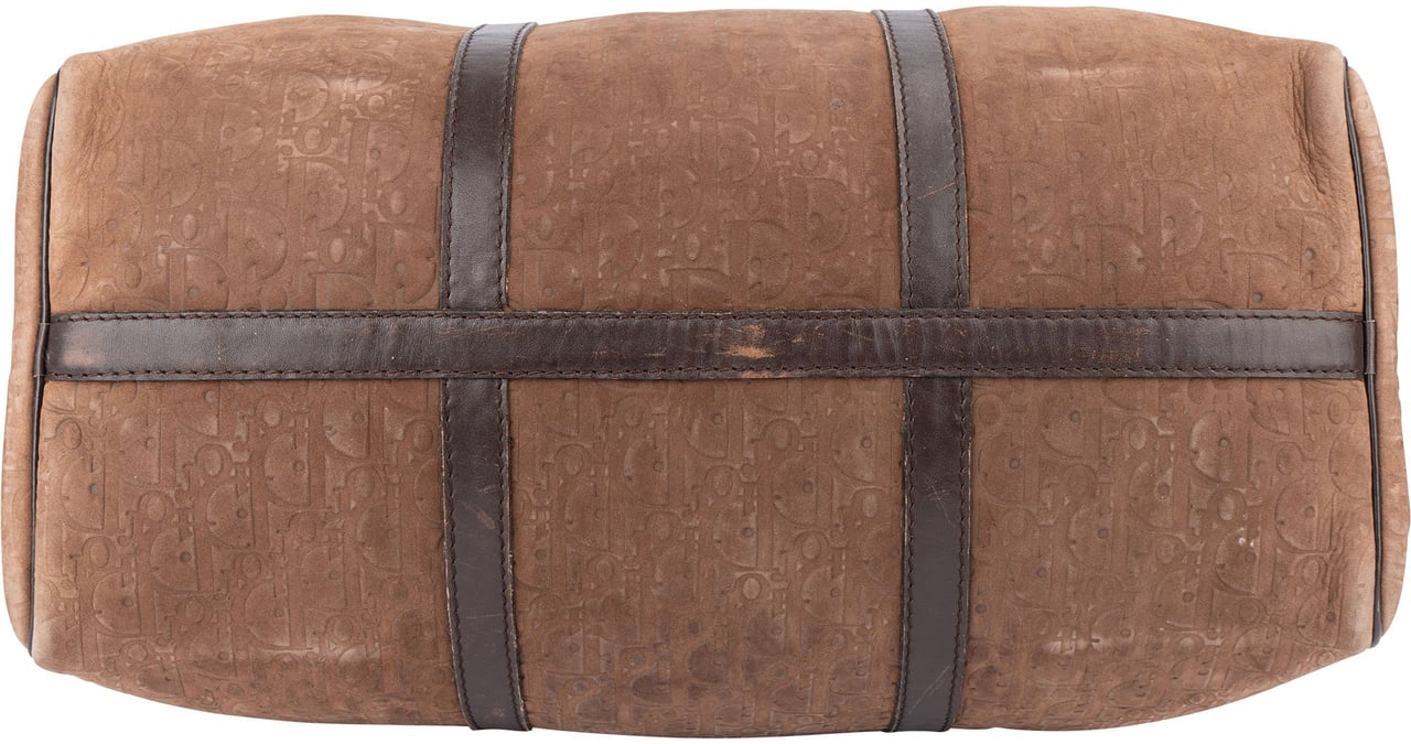 Dior Christoan Dior Leather Monogram Boston 40 Duffle Bag Divers