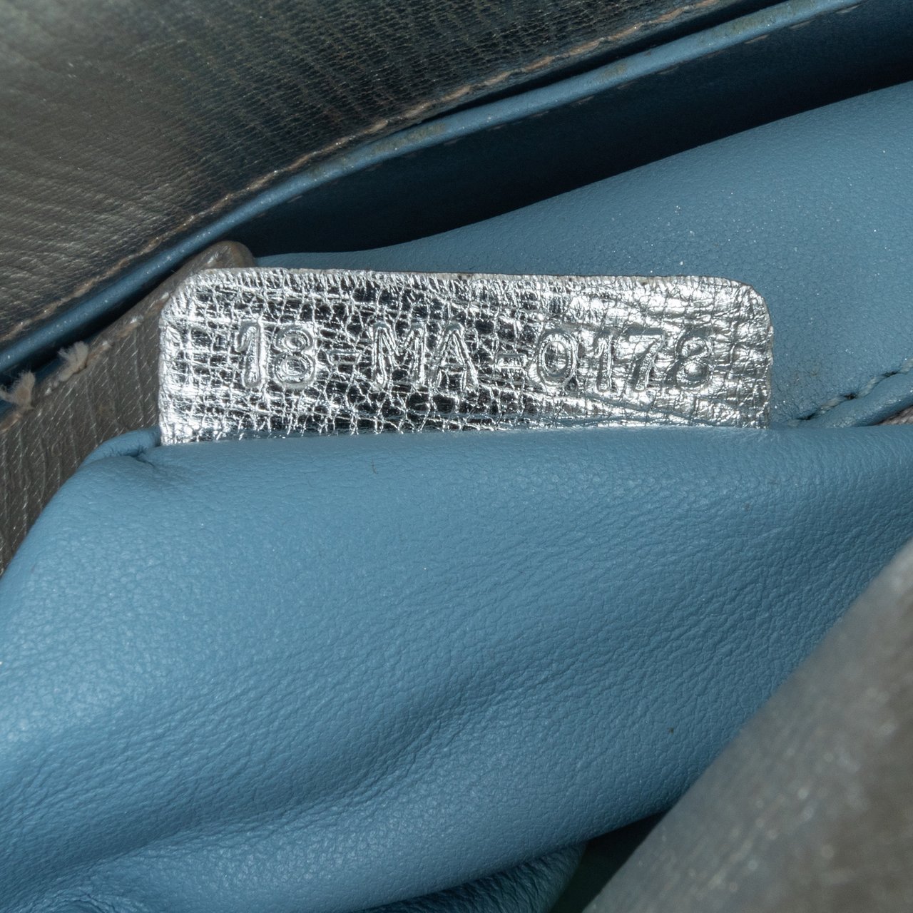 Dior Small Metallic Grained Calfskin Cannage My ABCDior Lady Dior Zilver