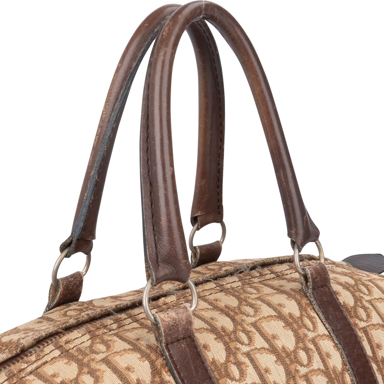 Dior Christian Dior Trotter Monogram Boston 30 Handbag Divers