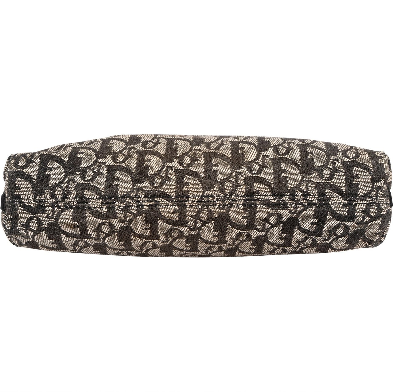Dior Christian Dior Trotter Monogram Cotton Pochette Handbag Beige