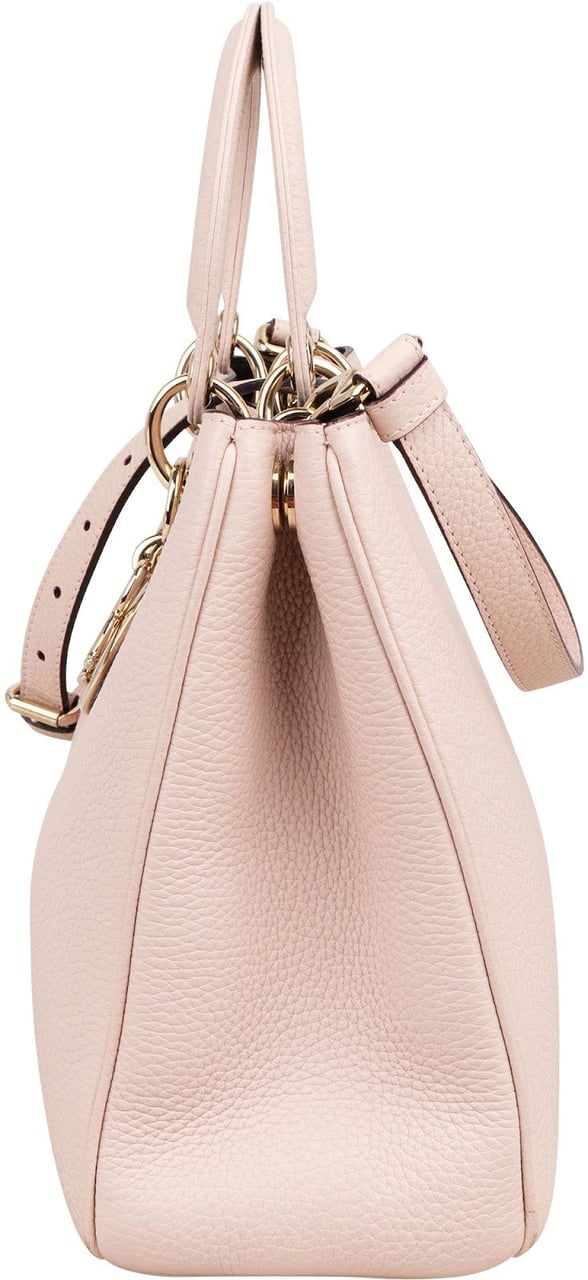 Dior Christian Dior Grained Calfskin Diorissimo Medium Shoulder Bag Rood