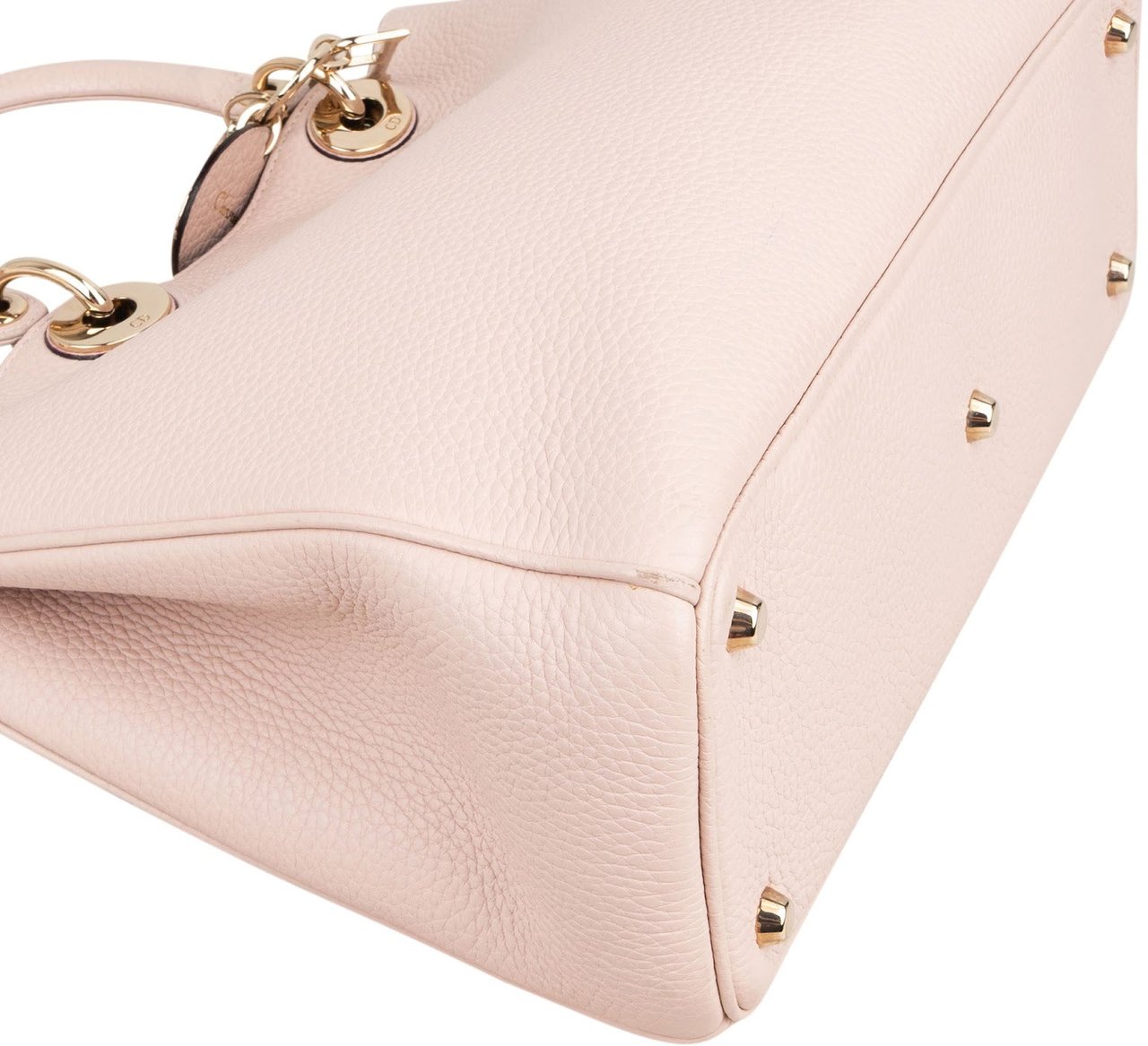 Dior Christian Dior Grained Calfskin Diorissimo Medium Shoulder Bag Rood