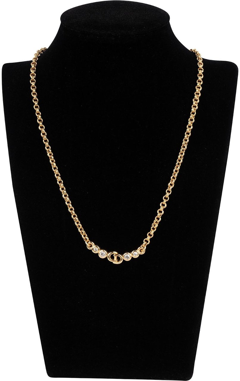 Dior Christian Dior Clair D Lune Necklace Oranje