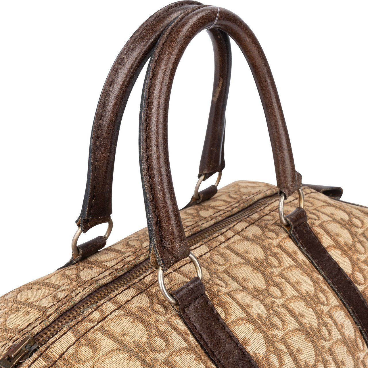 Dior Christian Dior Trotter Monogram Boston 30 Handbag Divers