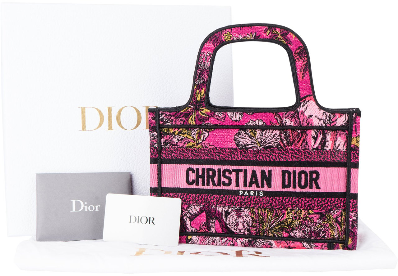 Dior Christian Dior Oblique Monogram Micro Book Tote Handbag Divers