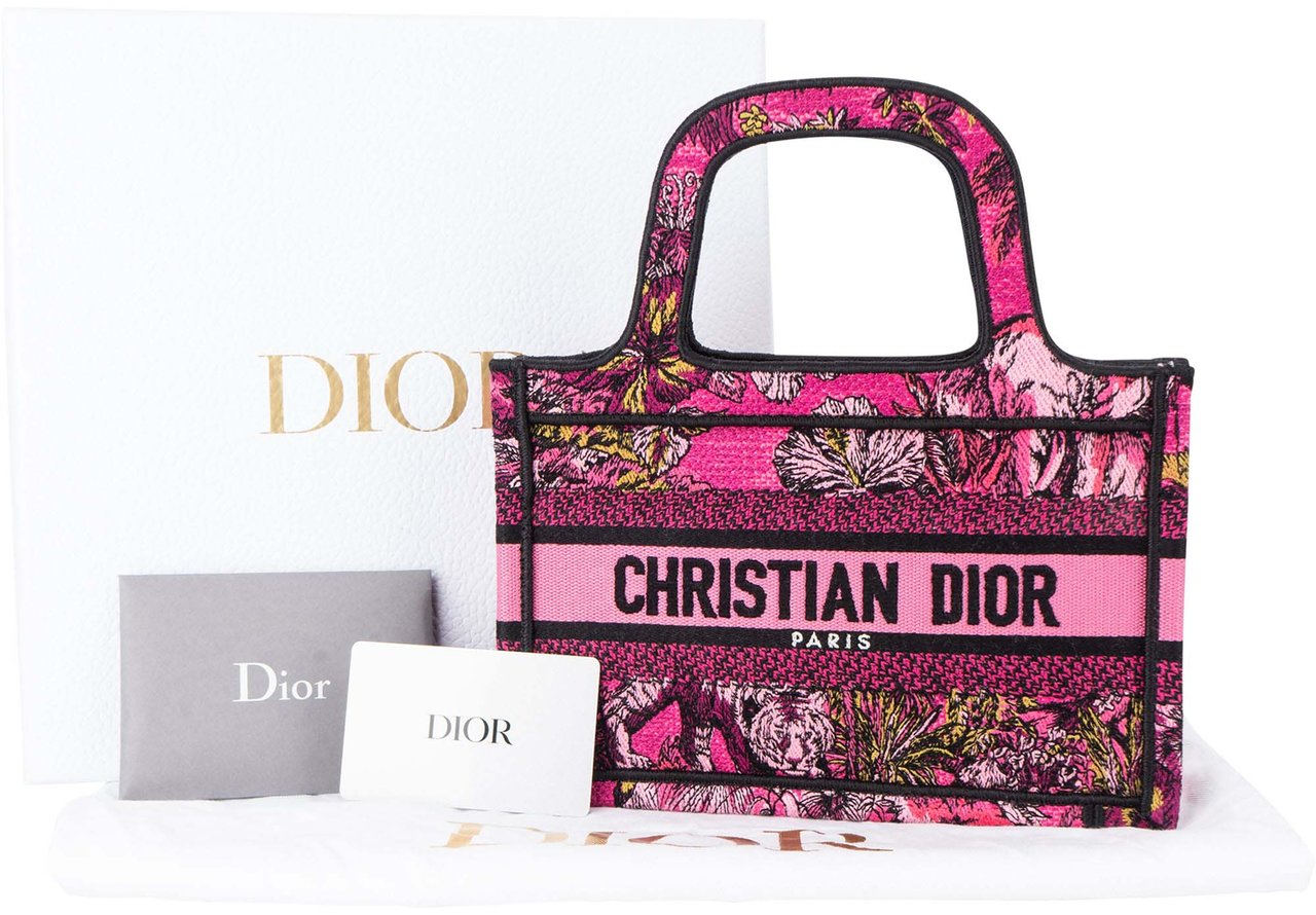 Dior Christian Dior Oblique Monogram Micro Book Tote Handbag Divers