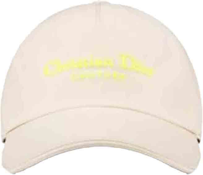 Dior Dior Cotton Logo Hat Beige