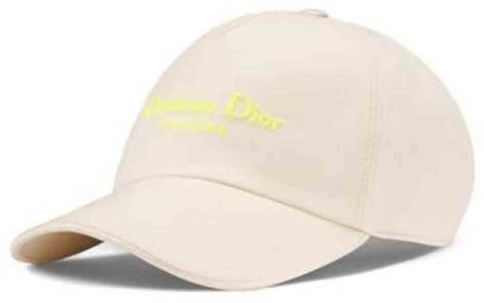 Dior Dior Cotton Logo Hat Beige