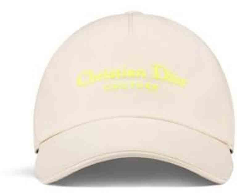 Dior Dior Cotton Logo Hat Beige