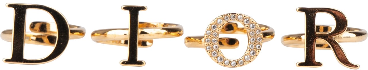 Dior Dior Golde Spellout Rings Divers