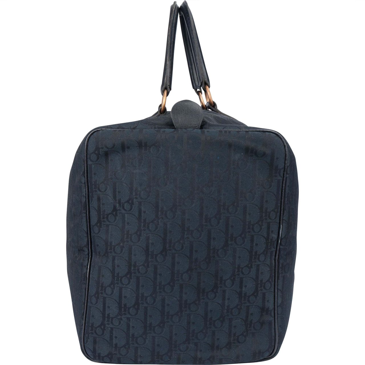 Dior Christian Dior Satin Trotter Monogram Boston 45 Duffle Bag Divers