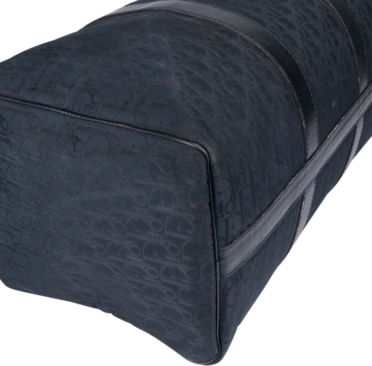 Dior Christian Dior Satin Trotter Monogram Boston 45 Duffle Bag Divers