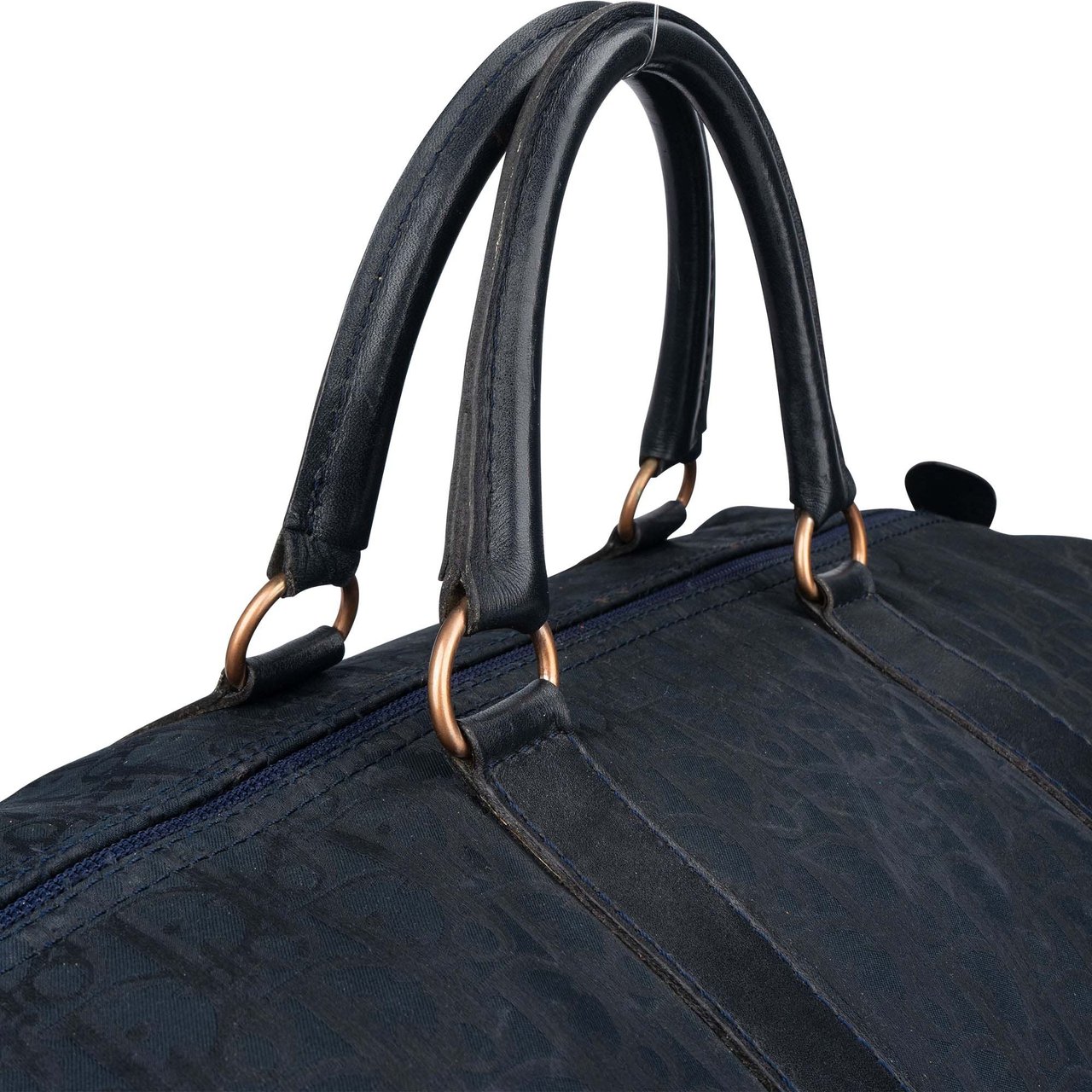 Dior Christian Dior Satin Trotter Monogram Boston 45 Duffle Bag Divers