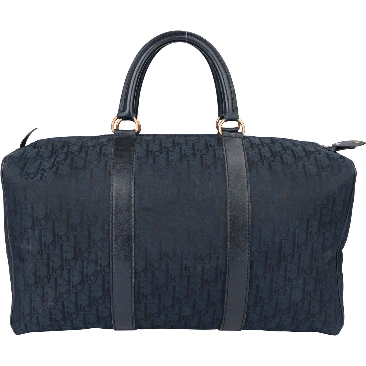 Dior Christian Dior Satin Trotter Monogram Boston 45 Duffle Bag Divers