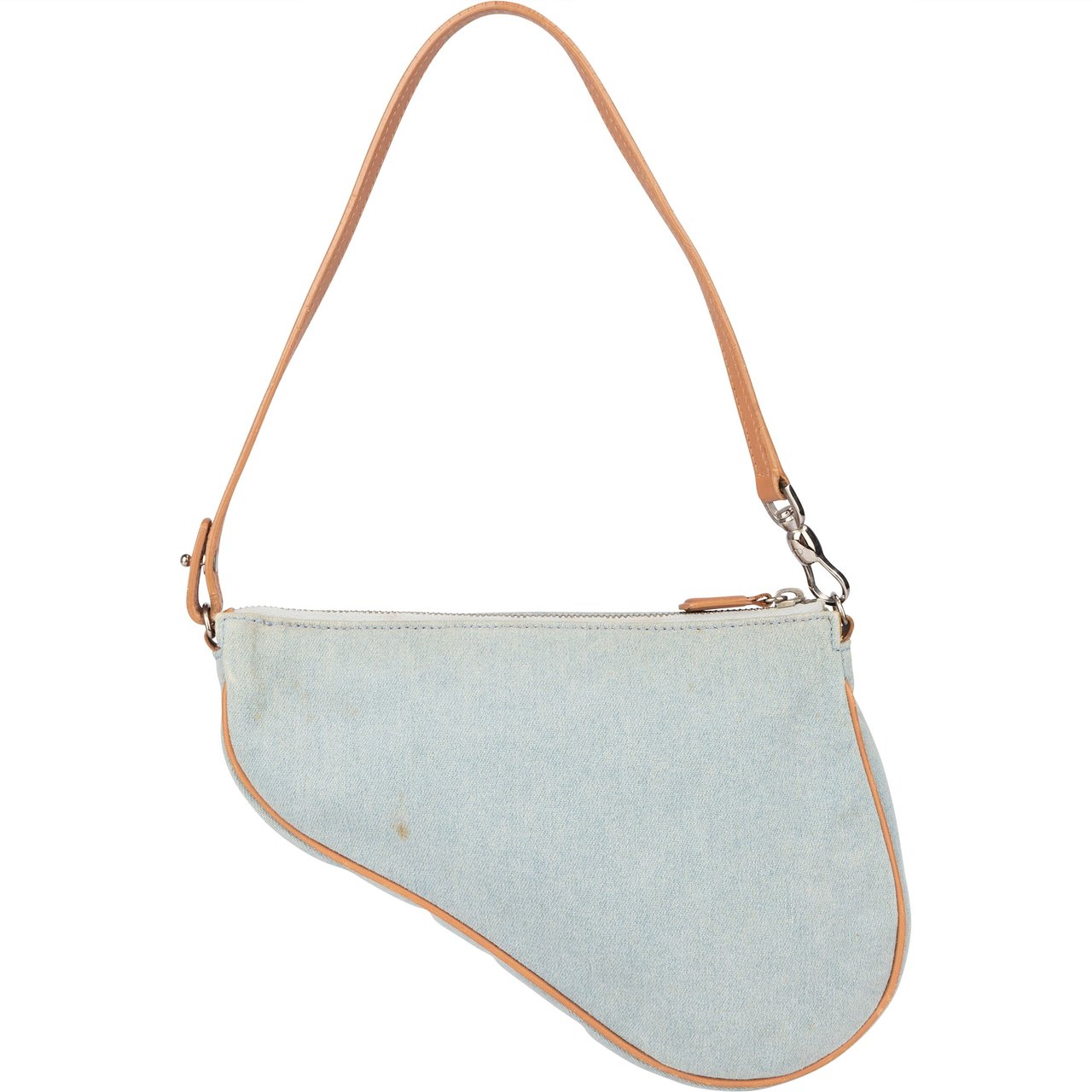 Dior Christian Dior Denim Mini Saddle Handbag Divers
