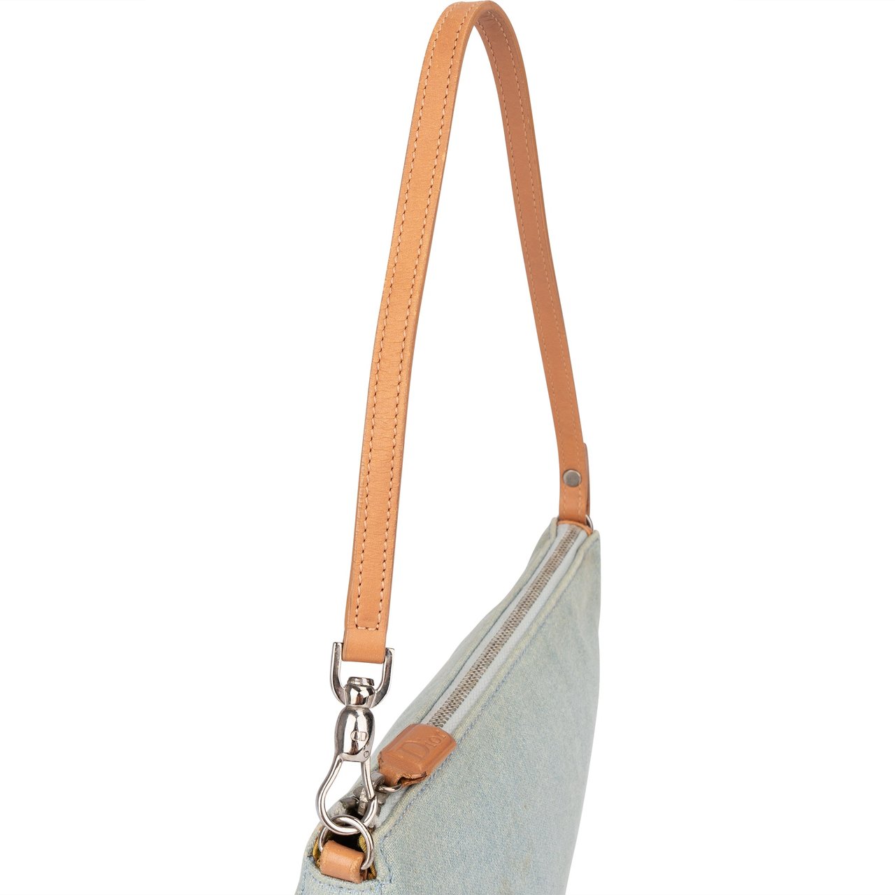 Dior Christian Dior Denim Mini Saddle Handbag Divers