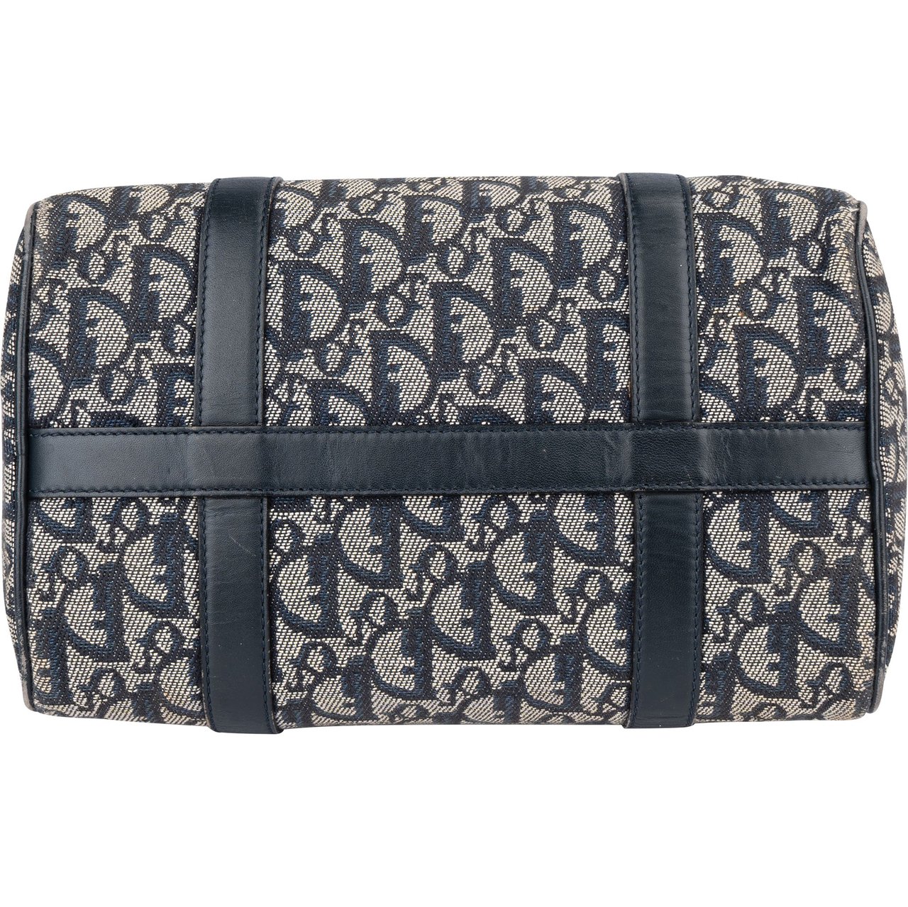 Dior Christian Dior Trotter Monogram Boston 25 Handbag Blauw