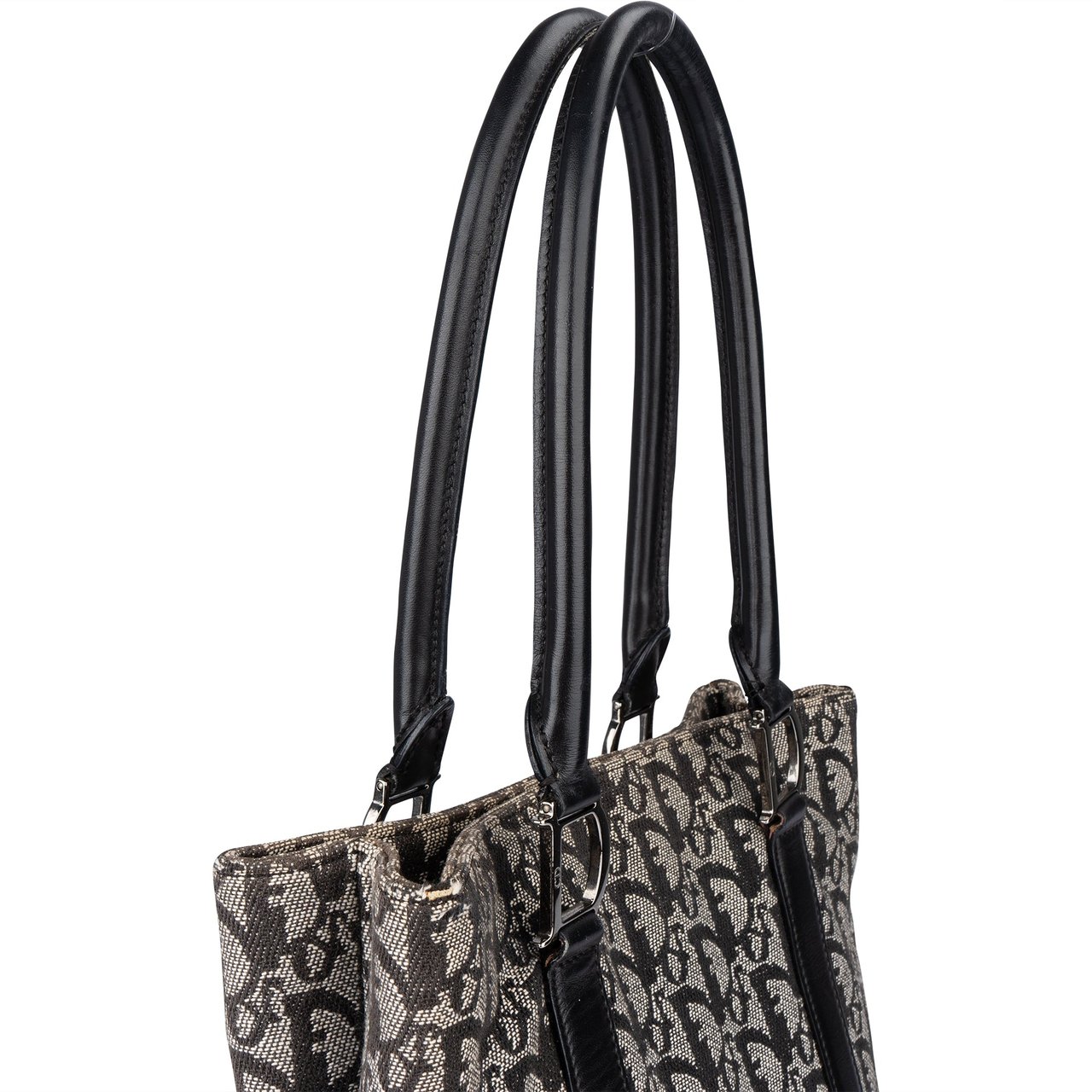 Dior Christian Dior Trotter Monogram Handbag Zwart