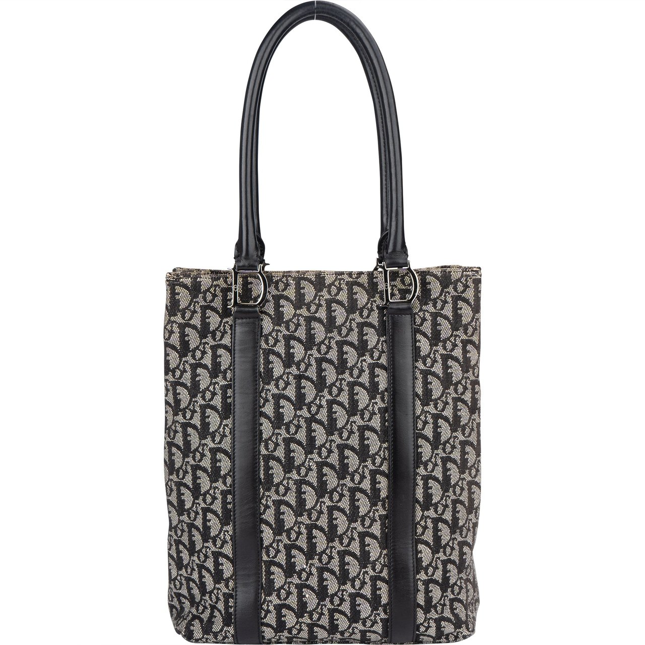 Dior Christian Dior Trotter Monogram Handbag Zwart