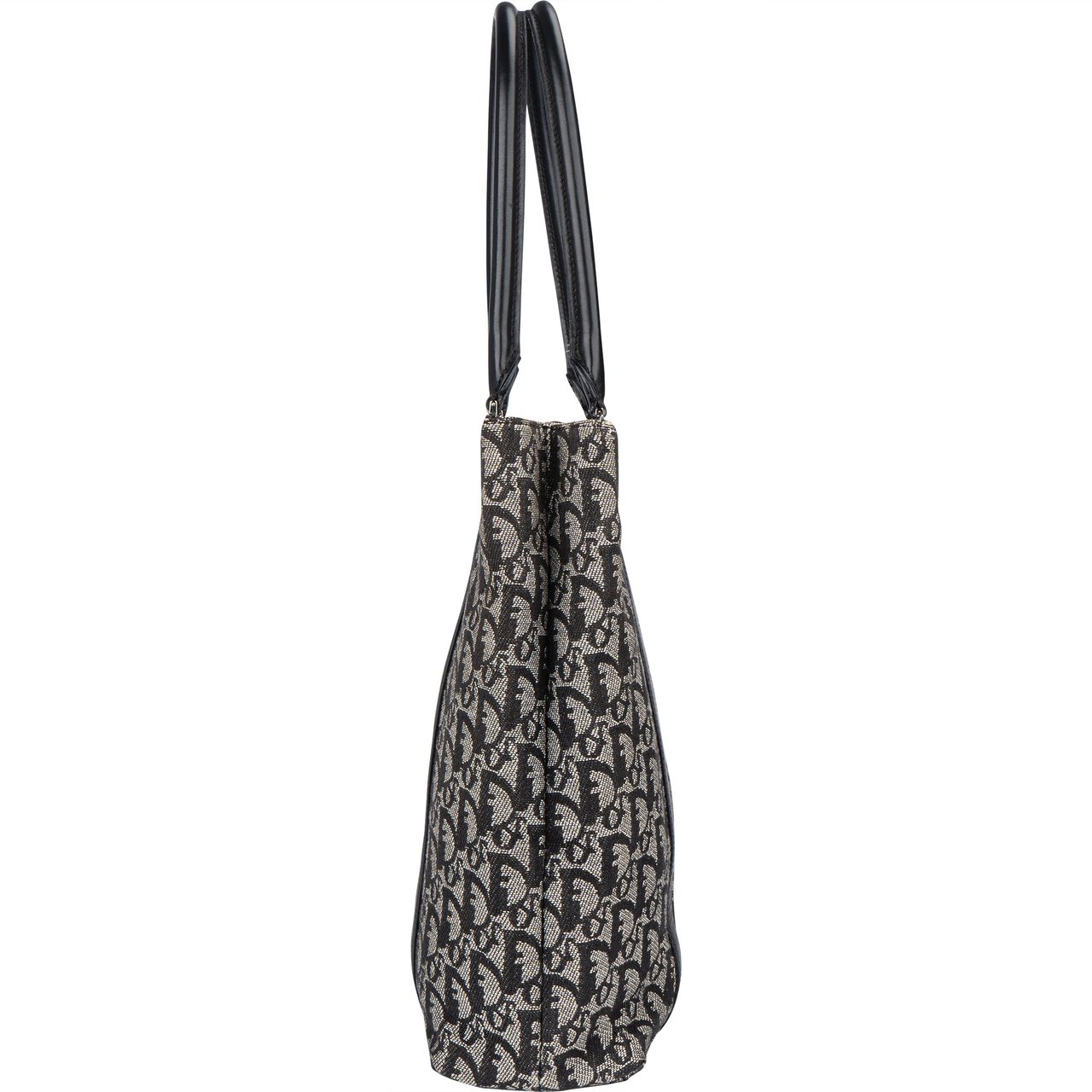 Dior Christian Dior Trotter Monogram Handbag Zwart