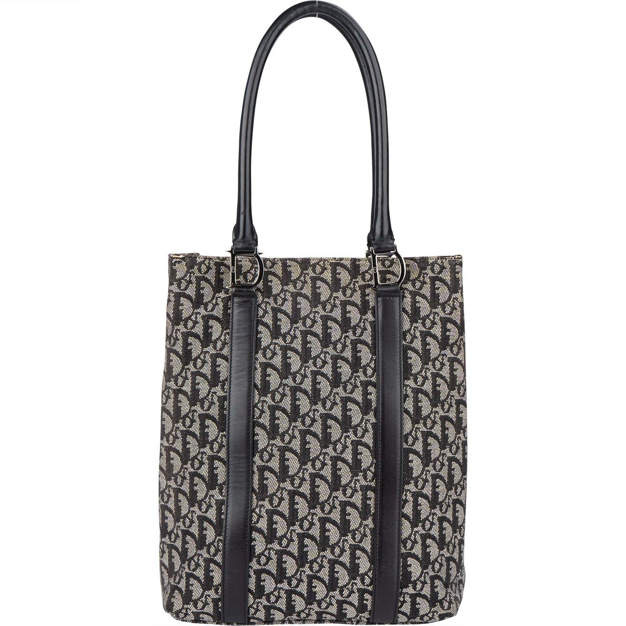 Dior Christian Dior Trotter Monogram Handbag Zwart