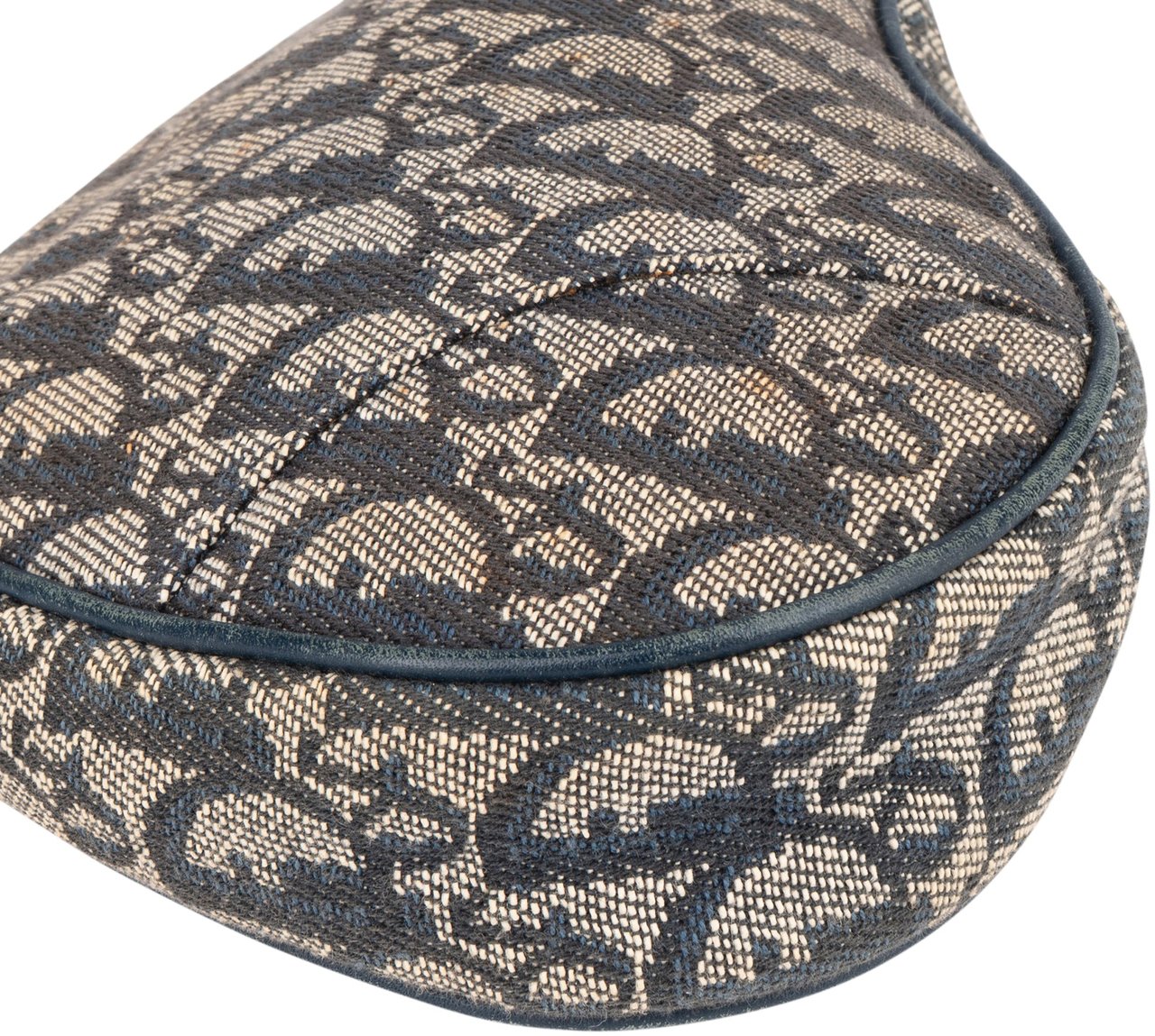 Dior Christian Dior Trotter Monogram Mini Saddle Handbag Blauw