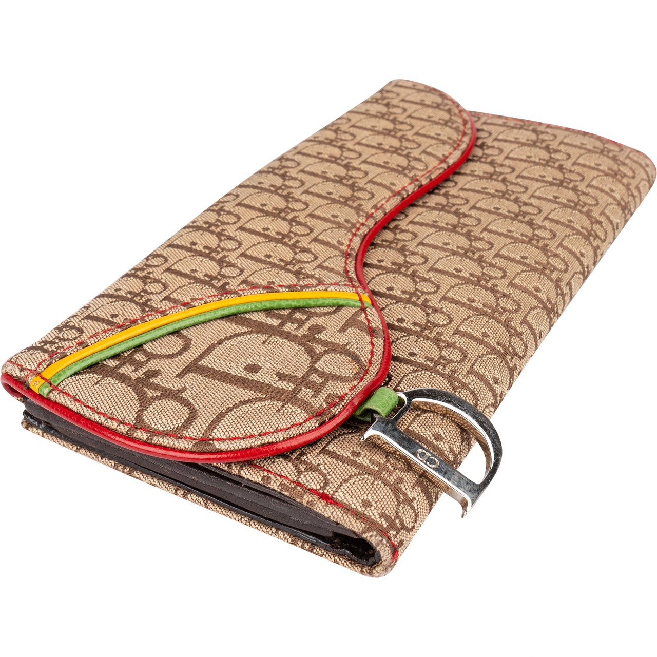 Dior Christian Dior Mini Trotter Monogram Wallet Divers
