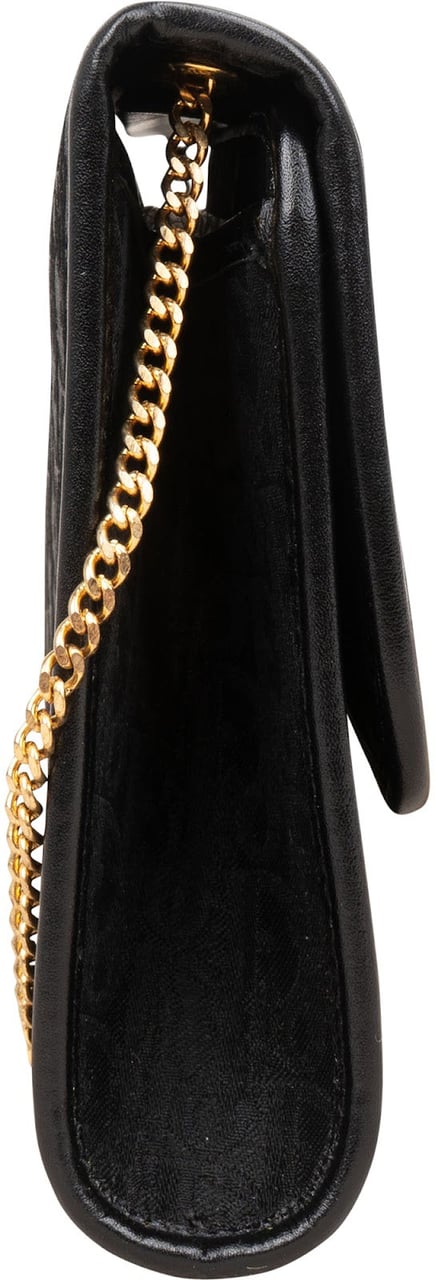 Dior Christian Dior Oblique Monogram Single Flap Shoulder Bag Zwart