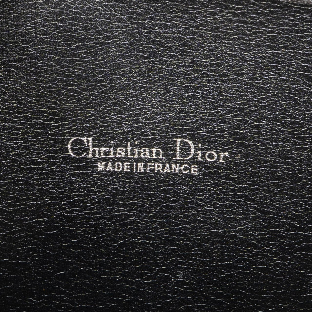Dior Christian Dior Oblique Monogram Toiletry Clutch Zwart