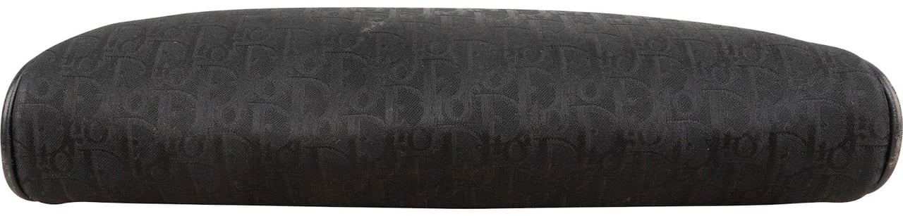 Dior Christian Dior Oblique Monogram Toiletry Clutch Zwart