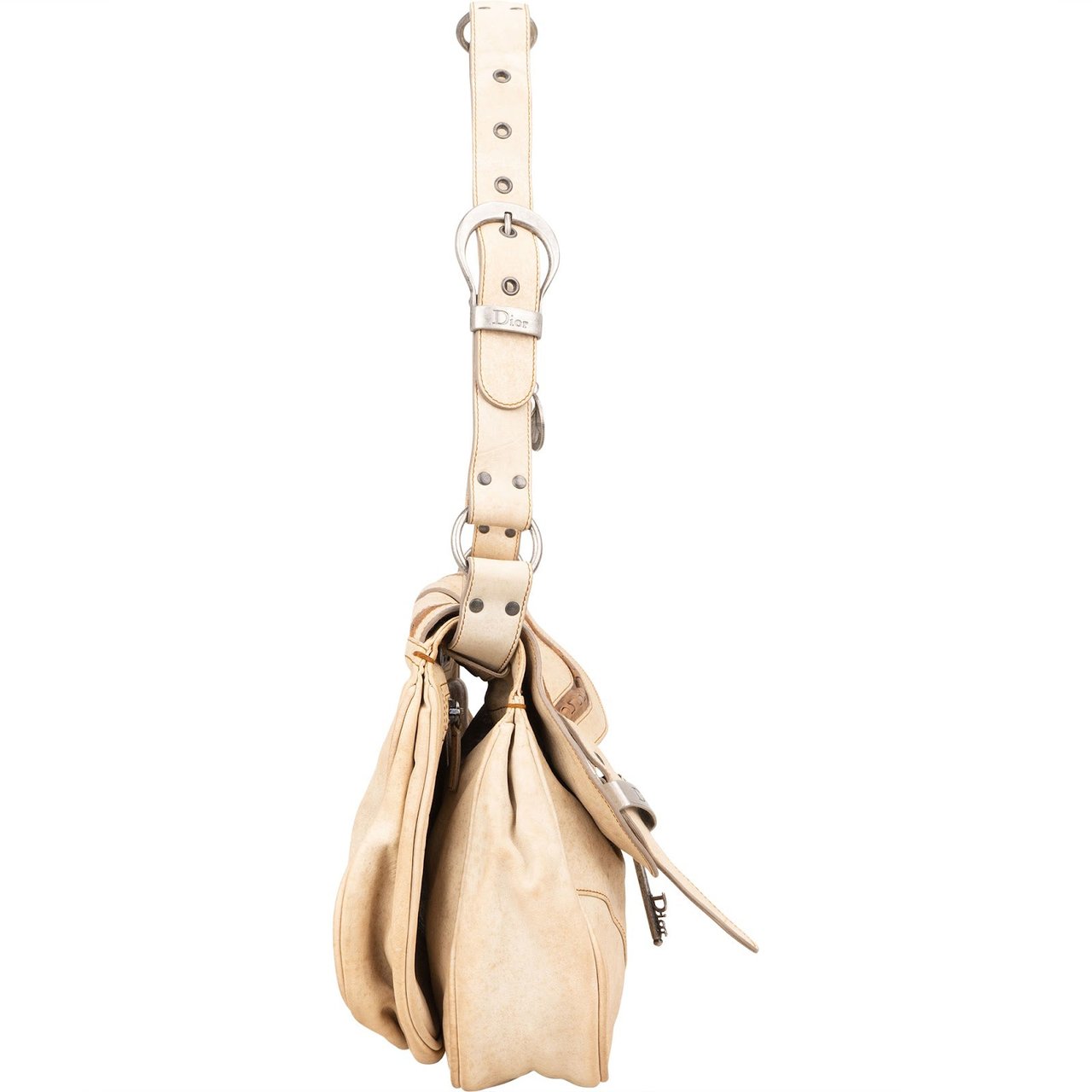 Dior Christian Dior Leather Gaucho Saddle Shoulder Bag Divers